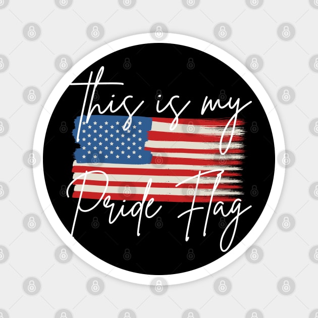 USA This is My Pride Flag Magnet by The WYLD Tribe